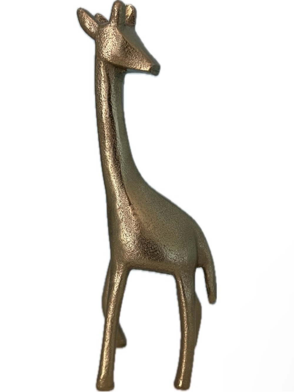 Minimalist Giraffe Figurine— Gold Tone Finish